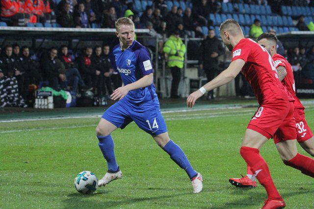(C) Andreas Molatta , 29.01.2018 , Bochum ,
2.Bundeslige , 20.Spieltag , VfL Bochum 1848 - DSC Arminia Bielefeld ,
Philipp Ochs