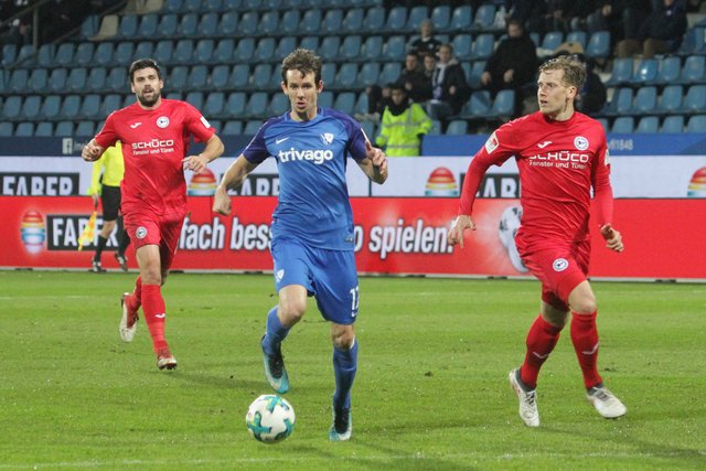 (C) Andreas Molatta , 29.01.2018 , Bochum ,
2.Bundeslige , 20.Spieltag , VfL Bochum 1848 - DSC Arminia Bielefeld ,
Robbie Kruse