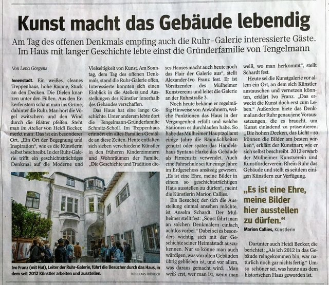 Lebendig: Kunsthaus Mülheim Ruhrstraße in der Stadtmitte von Mülheim an der Ruhr | Foto: Lena Görgens und Lars Fröhlich, FunkeM.