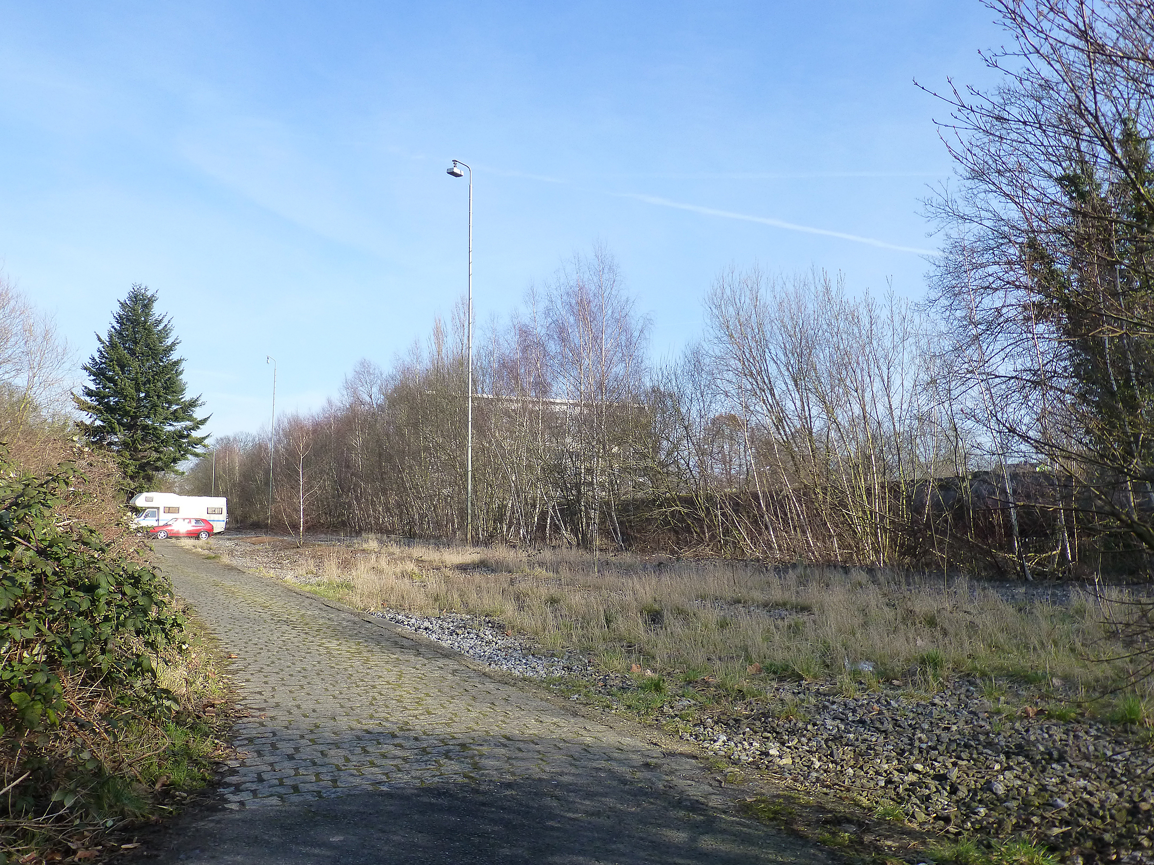 Enden wird der erste Teilabschnitt des Gartenstadt-Radwegs im Norden erst einmal am alten Körner Güterbahnhof in Höhe der Paderborner Straße, östlich der Libori-Kirche.