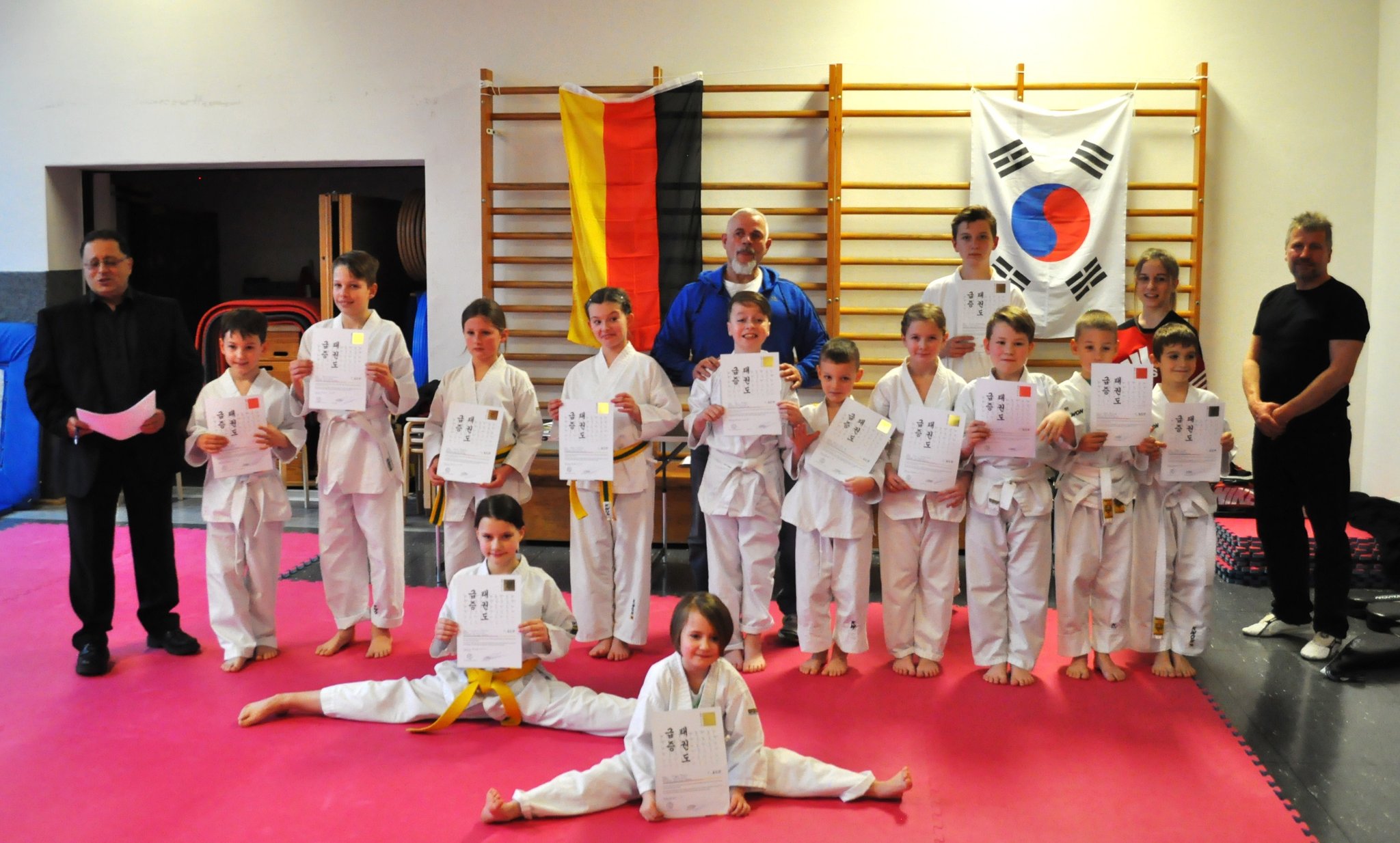 Taekwondo Prüfung beim Taebaek Rhade e.V. Dorsten