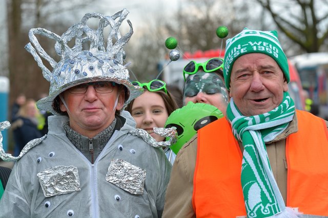 Rosenmontagsumzug in Gelsenkirchen-Erle 12.02.2018.Foto Kurt Gritzan