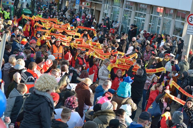 Rosenmontagsumzug in Gelsenkirchen-Erle 12.02.2018.Foto Kurt Gritzan