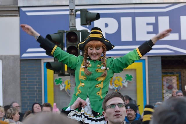 Rosenmontagsumzug in Gelsenkirchen-Erle 12.02.2018.Foto Kurt Gritzan