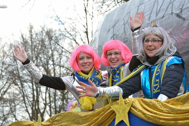 Rosenmontagsumzug in Gelsenkirchen-Erle 12.02.2018.Foto Kurt Gritzan