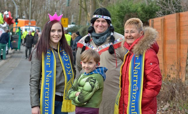 Rosenmontagsumzug in Gelsenkirchen-Erle 12.02.2018.Foto Kurt Gritzan