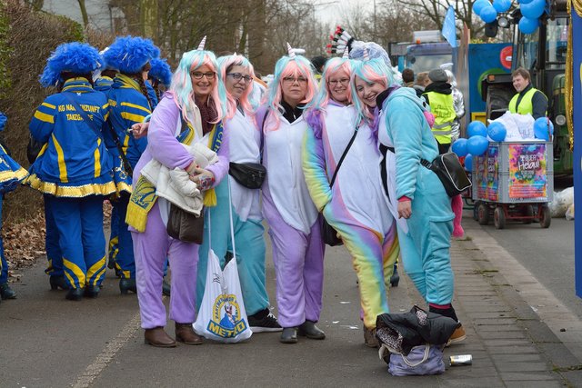 Rosenmontagsumzug in Gelsenkirchen-Erle 12.02.2018.Foto Kurt Gritzan