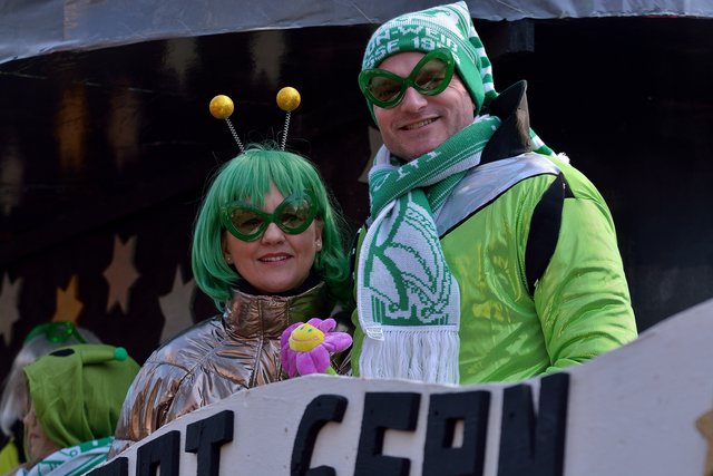 Rosenmontagsumzug in Gelsenkirchen-Erle 12.02.2018.Foto Kurt Gritzan