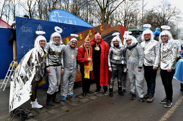 Rosenmontagsumzug in Gelsenkirchen-Erle 12.02.2018.Foto Kurt Gritzan
