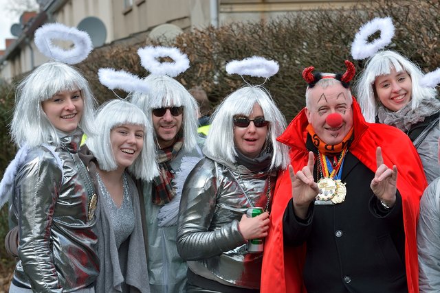 Rosenmontagsumzug in Gelsenkirchen-Erle 12.02.2018.Foto Kurt Gritzan