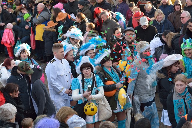 Rosenmontagsumzug in Gelsenkirchen-Erle 12.02.2018.Foto Kurt Gritzan