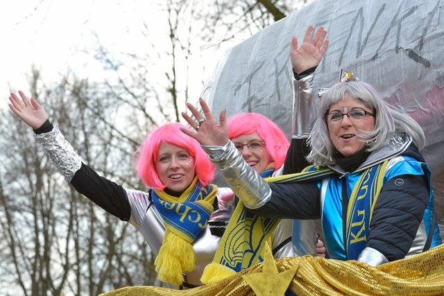 Rosenmontagsumzug in Gelsenkirchen-Erle 12.02.2018.Foto Kurt Gritzan