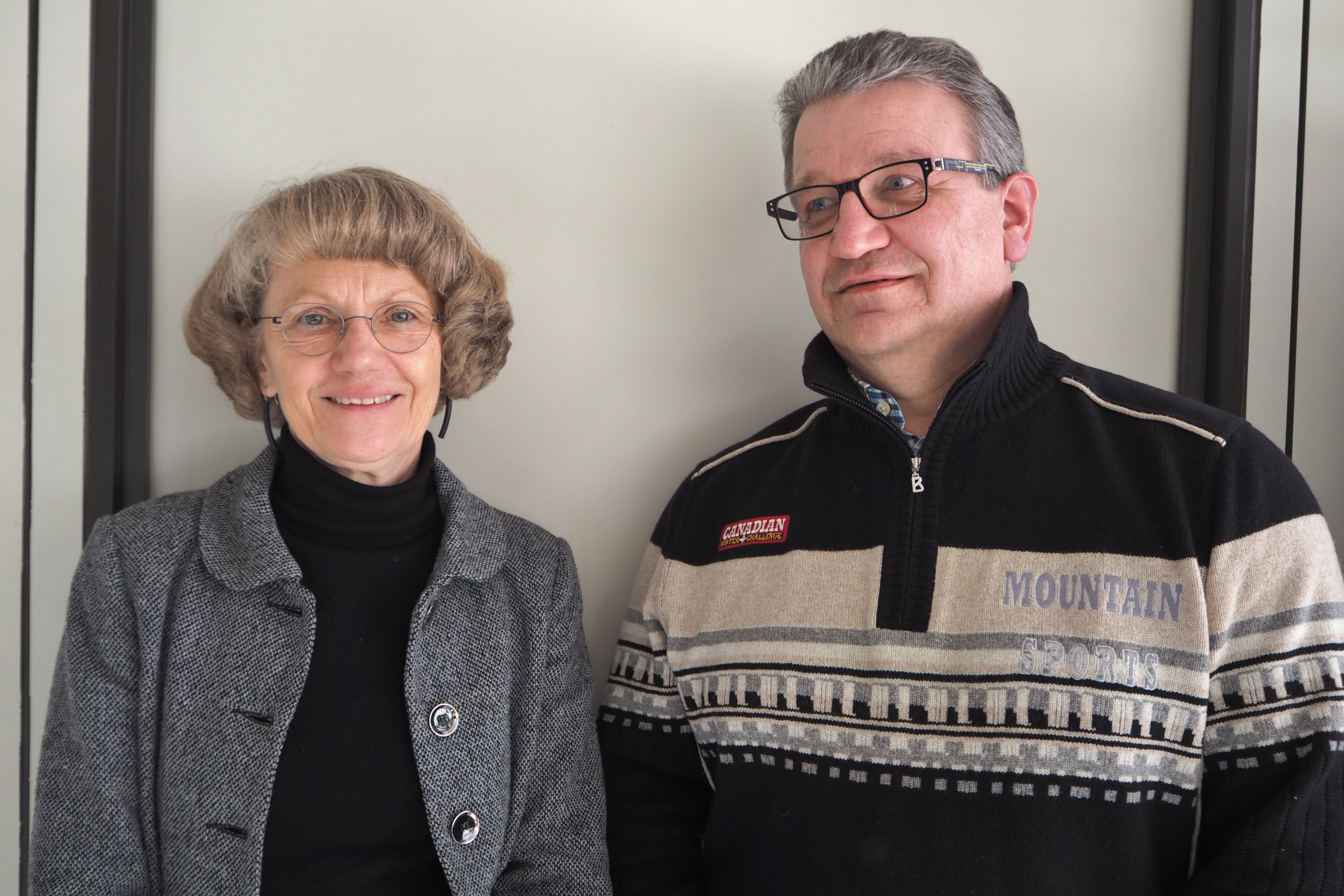 Heidemarie Kleinöder (Schulleiterin) und Franz-Josef Görgen (Lehrer für Bautechnik und stellvertretender Schulleiter).