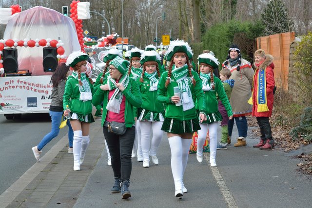 Rosenmontagsumzug in Gelsenkirchen-Erle 12.02.2018.Foto Kurt Gritzan