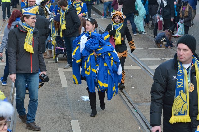 Rosenmontagsumzug in Gelsenkirchen-Erle 12.02.2018.Foto Kurt Gritzan