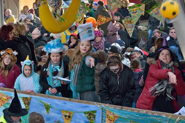Rosenmontagsumzug in Gelsenkirchen-Erle 12.02.2018.Foto Kurt Gritzan