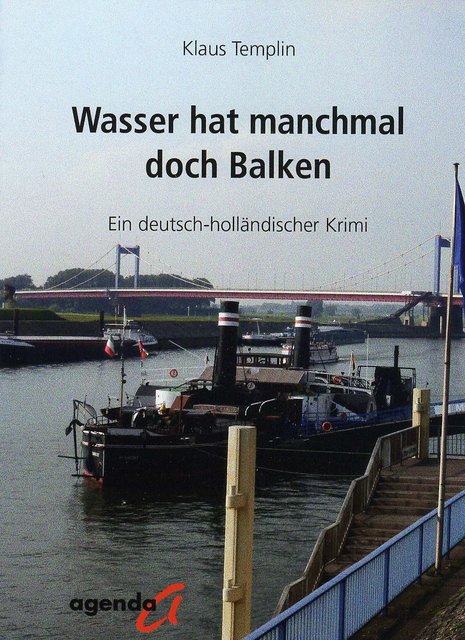 Hafenatmosphäre verdeutlicht bereits das Buch-Cover seines spannenden Erstlings-Krimis.
Repro: Reiner Terhorst