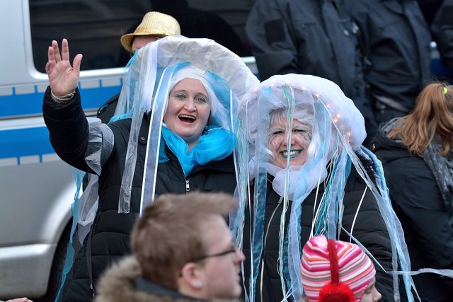 Rosenmontagsumzug in Gelsenkirchen-Erle 12.02.2018.Foto Kurt Gritzan
