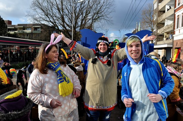 Rosenmontagsumzug in Gelsenkirchen-Erle 12.02.2018.Foto Kurt Gritzan