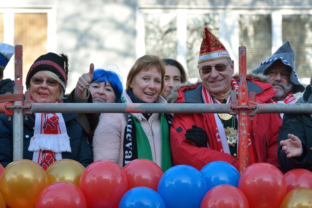 Rosenmontagsumzug in Gelsenkirchen-Erle 12.02.2018.Foto Kurt Gritzan