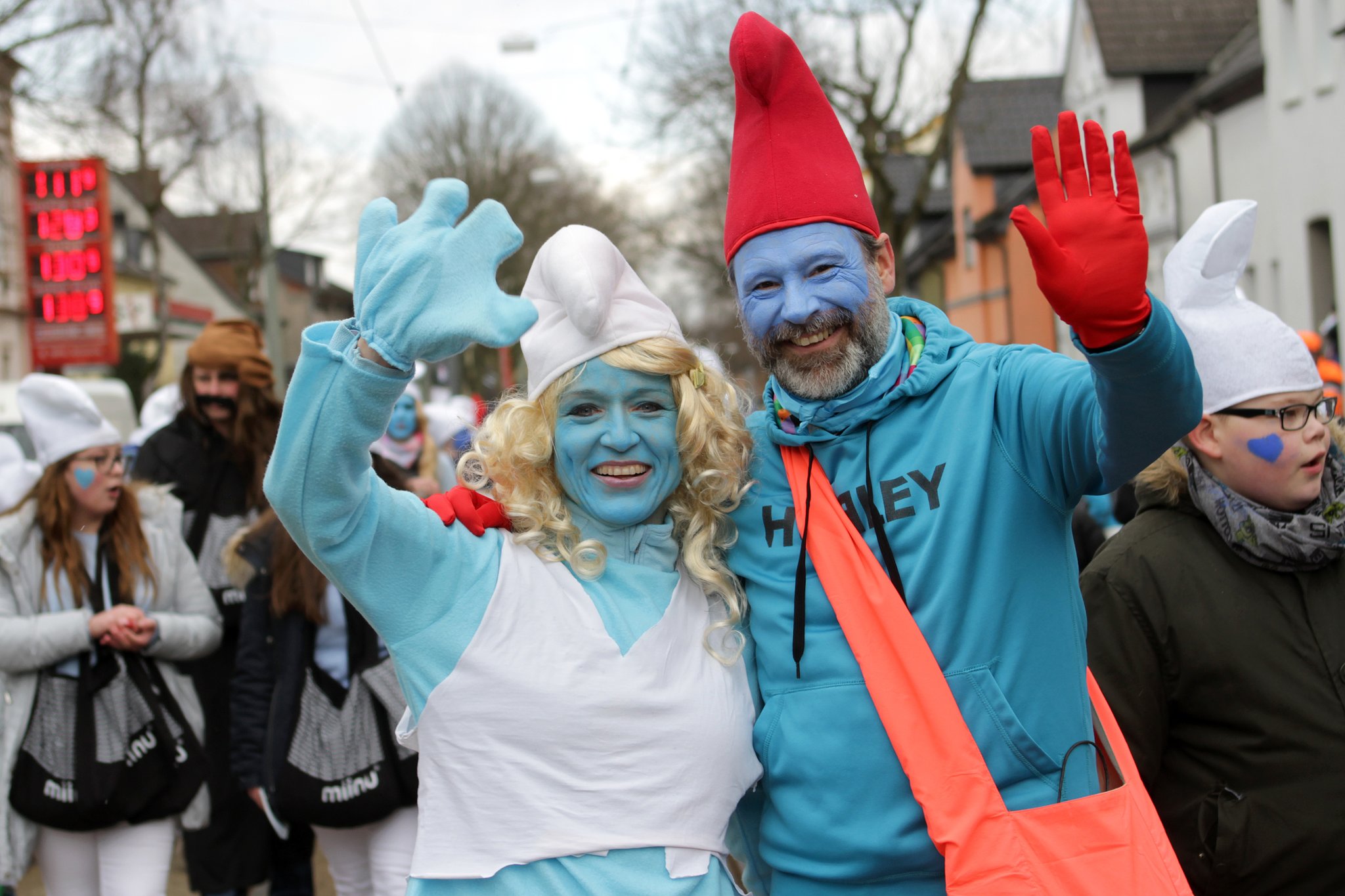 Linden ist Schlumpf 2018 Bochum