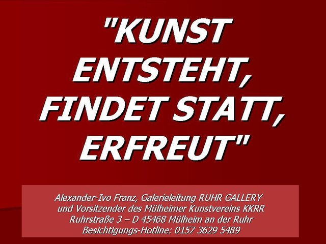Leitbild "Kunsthaus Mülheim Ruhrstraße 3"
