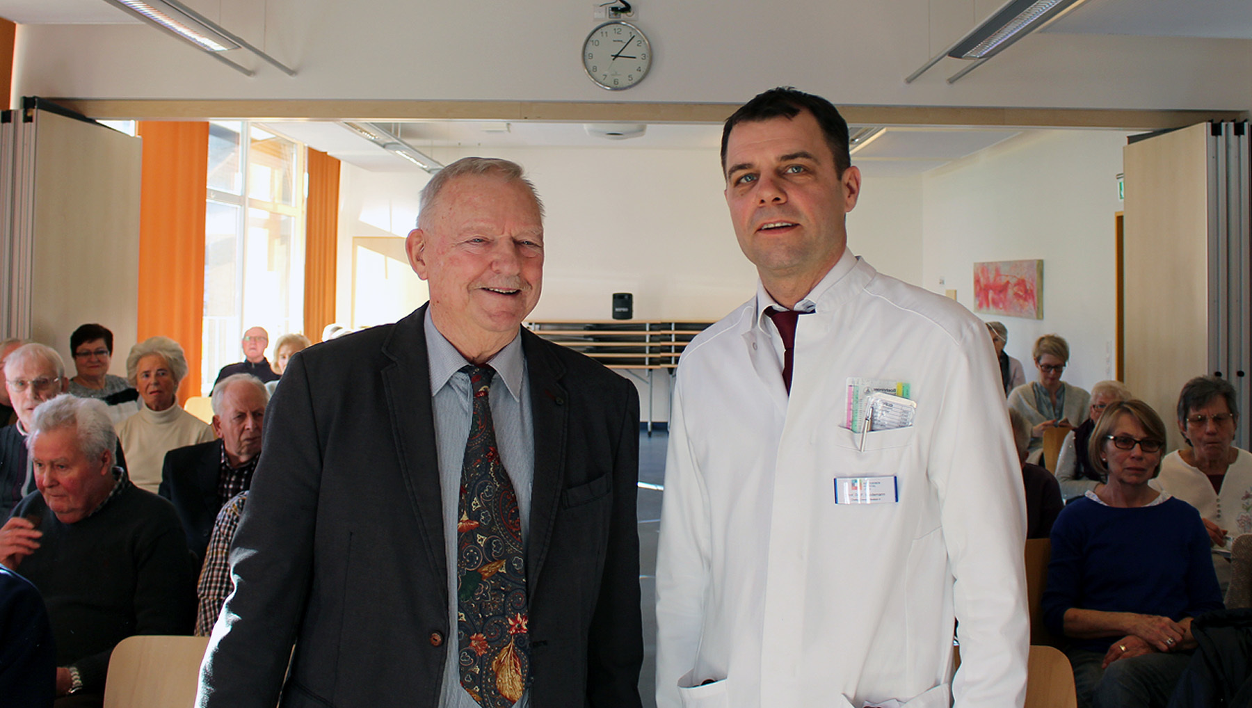 Dr. Hans Wille und Professor Dr. med. Frank Weidemann