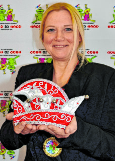 Sonja Böhm hofft, dass sie die Narrenkappe weitergeben kann und sich ein geeigneter Nachfolger für das Präsidentenamt der KGV Hand in Hand findet.