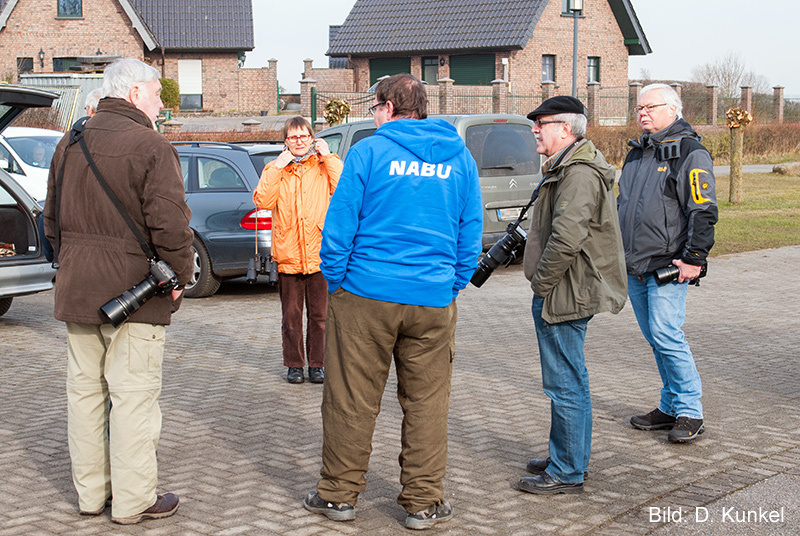Besprechung der Strecke und warten auf die weiteren Teilnehmer.