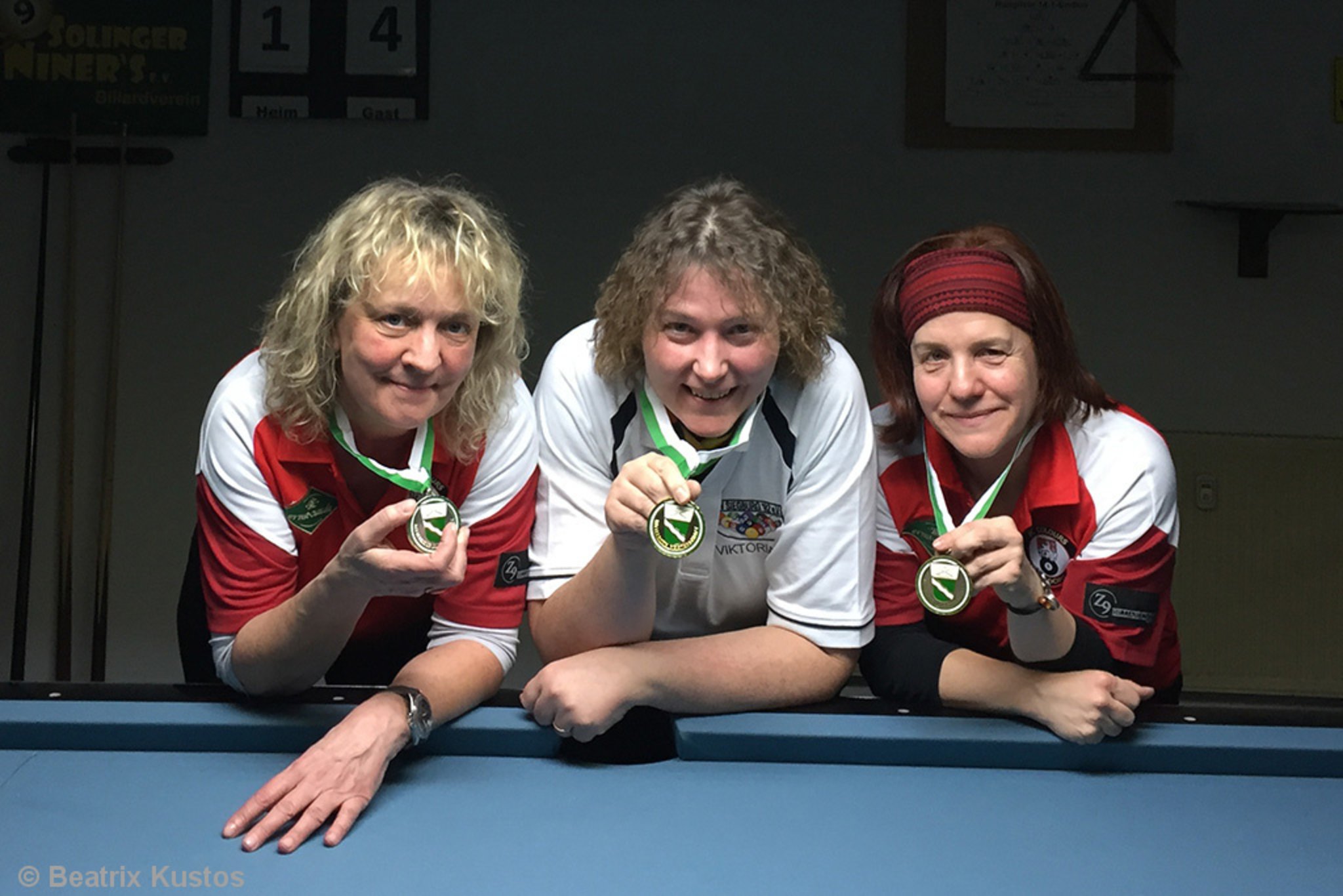 Poolbillard Silber und Bronze für Colours Ladies Düsseldorf