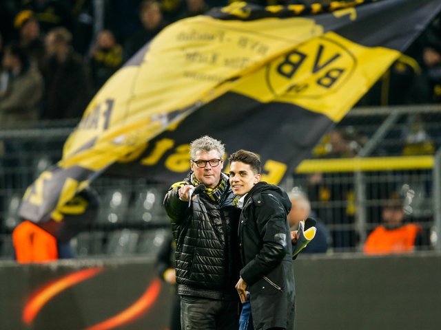 Spötter sagen, dass der offizielle Abschied von Marc Batra vor dem Anpfiff das BVB-Highlight am Donnerstagabend war. Bartra ist in Dortmund Publikumsliebling, wechselte aber in der Winterpause zu Betis Sevilla.