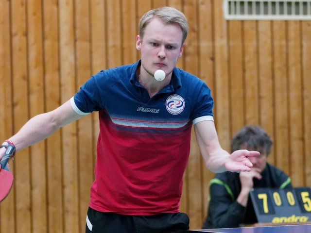 Er holte 2 Zähler im Einzel für sein Team: Jan Niclas Hüser.