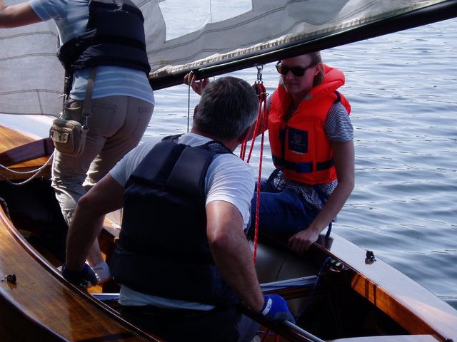 Ablegen zur ersten Übungsstunde.