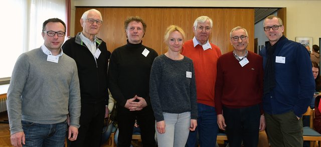Der Sachausschuss des Gemeinderates St. Antonius Abbas (Foto) bildete sechs Arbeitsgruppen: Pastorales, Finanzen, Immobilien und Gebäude, Kommunikation und Öffentlichkeitsarbeit, Jugend, Innovationen und Events. V.l.: Andreas Hüsgen, Franz Klein, Michael Holtwiesche, Bianka Speh, Klaus Diekmann, Reinhold Schramm und Thomas Hengst.