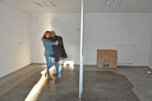 Tja, da tanzten wir noch (ab), die Bea-Maus und ich - aus Steele nach Kettwig. Foto: Janz (ist gut sterbeversichert)