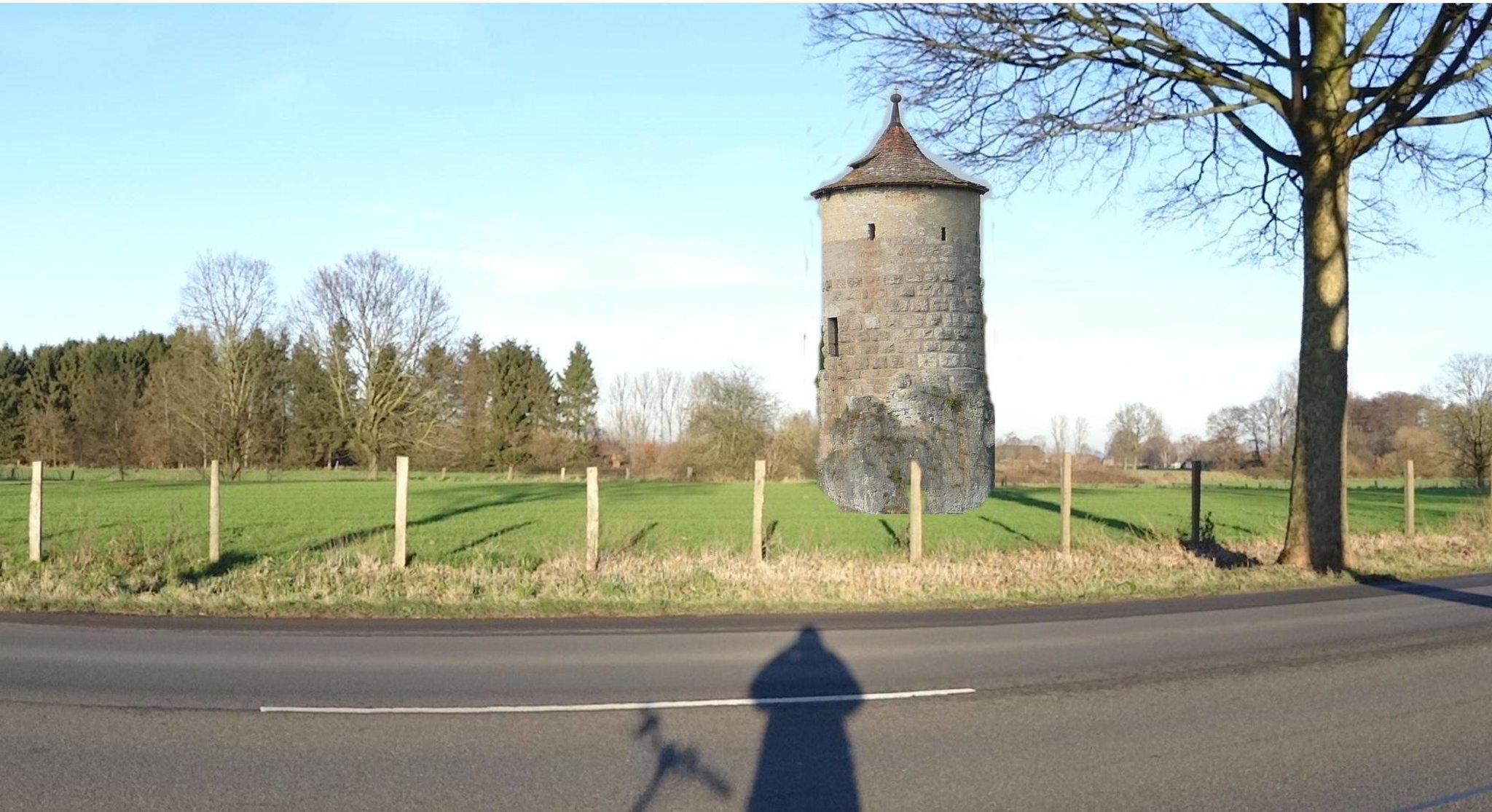 Die Bauernschaft Berk und die zweite Verteidigungsstellung Gab es