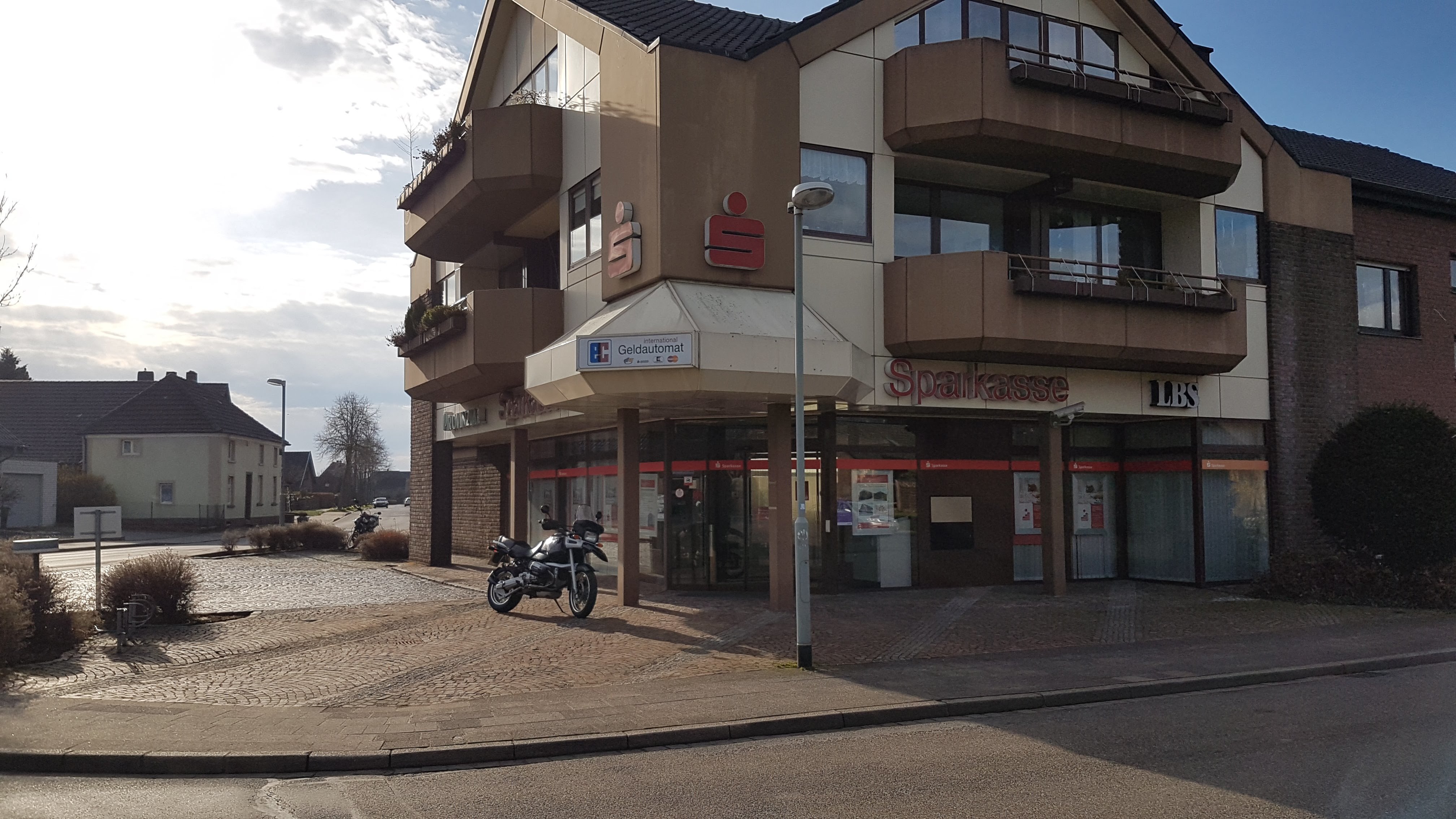 Besichtigungstermin bei der Sparkasse