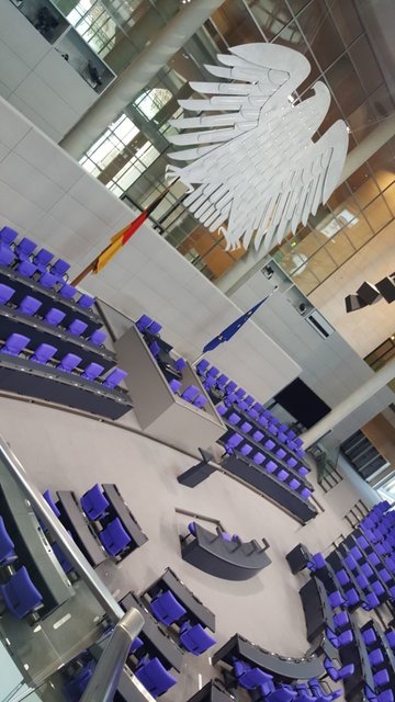 Zum Abschluss in den Reichstag