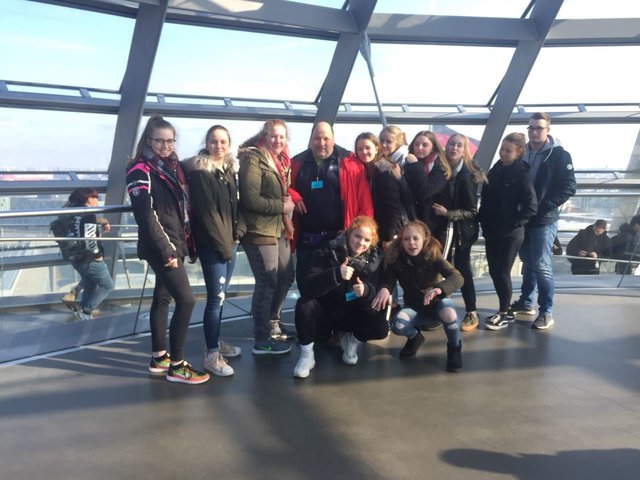 In der Kuppel des Reichstages