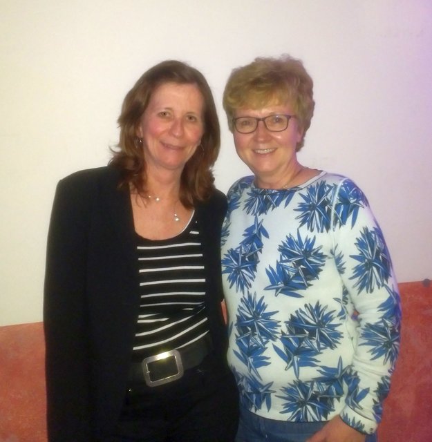 die Neuen im Vorstand der PSV Tennisabteilung :Jutta Hartick und Karin Erley