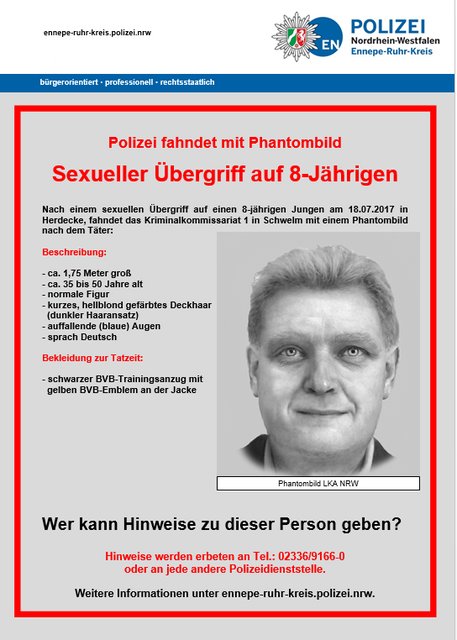 Das ist das Phantombild des mutmaßlichen Täters