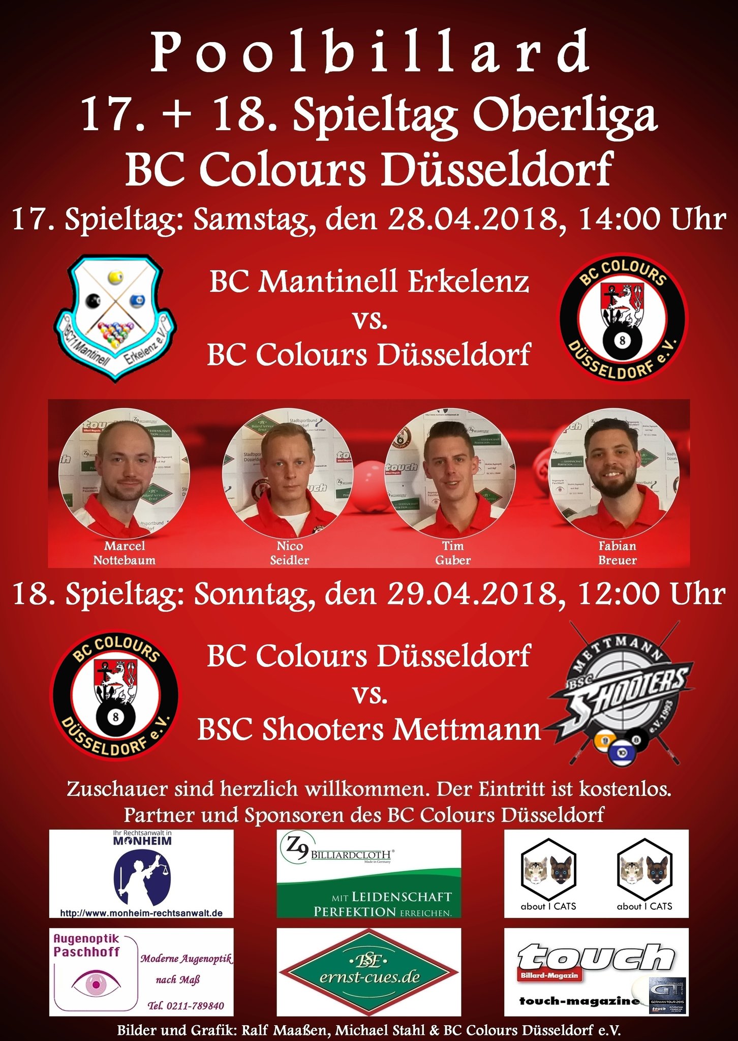 BC Colours Düsseldorf Saisonfinale um Platz 2 Düsseldorf