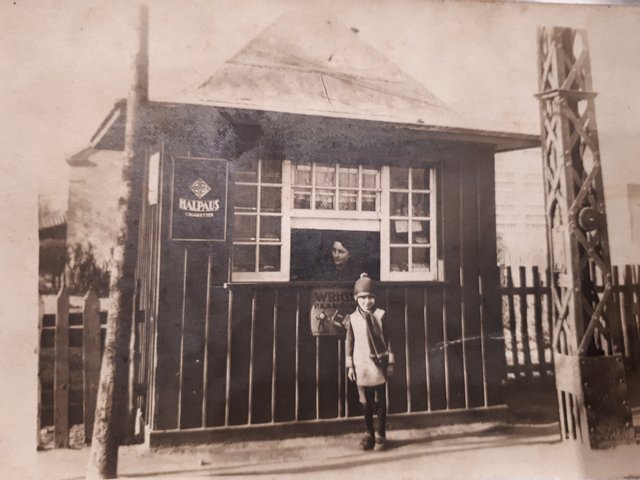 Trinkhalle von Oma am Altenessener Bahnhof 1928