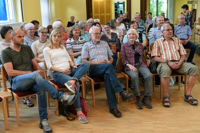 Das Interesse an der Lesung war groß.