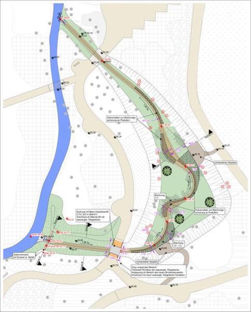 Der Teich soll zu einem Nebenarm des Loemühlenbaches umgestaltet werden, der sich naturnah durch den Bereich des Gänsebrinks schlängelt.