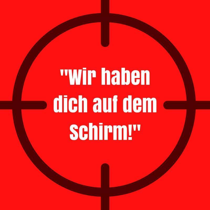 Mit Drohungen versuchen Extremisten, andere Meinungen zu unterdrücken.
