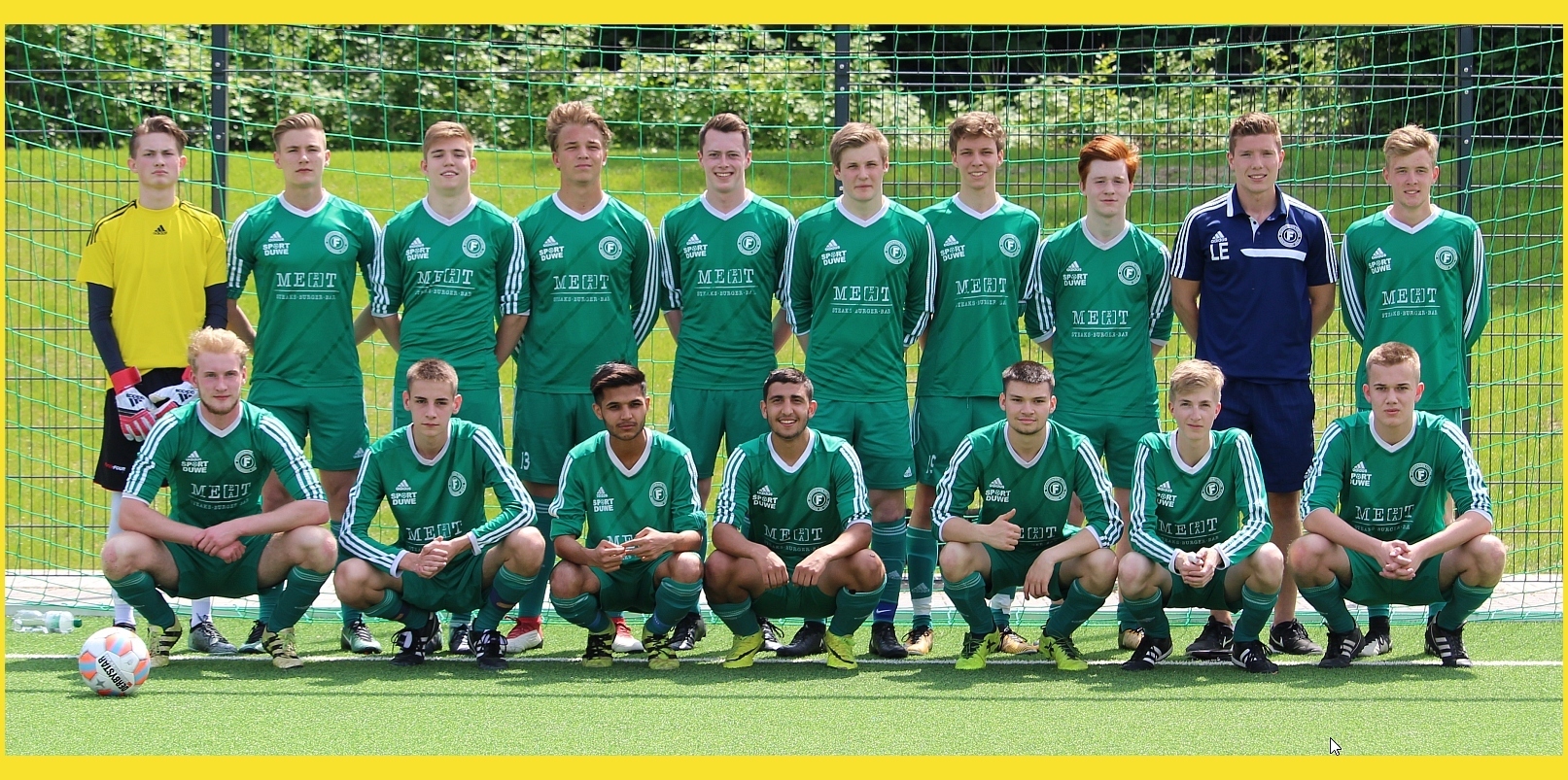 Fortuna's A-Junioren in der Saison 2017/2018