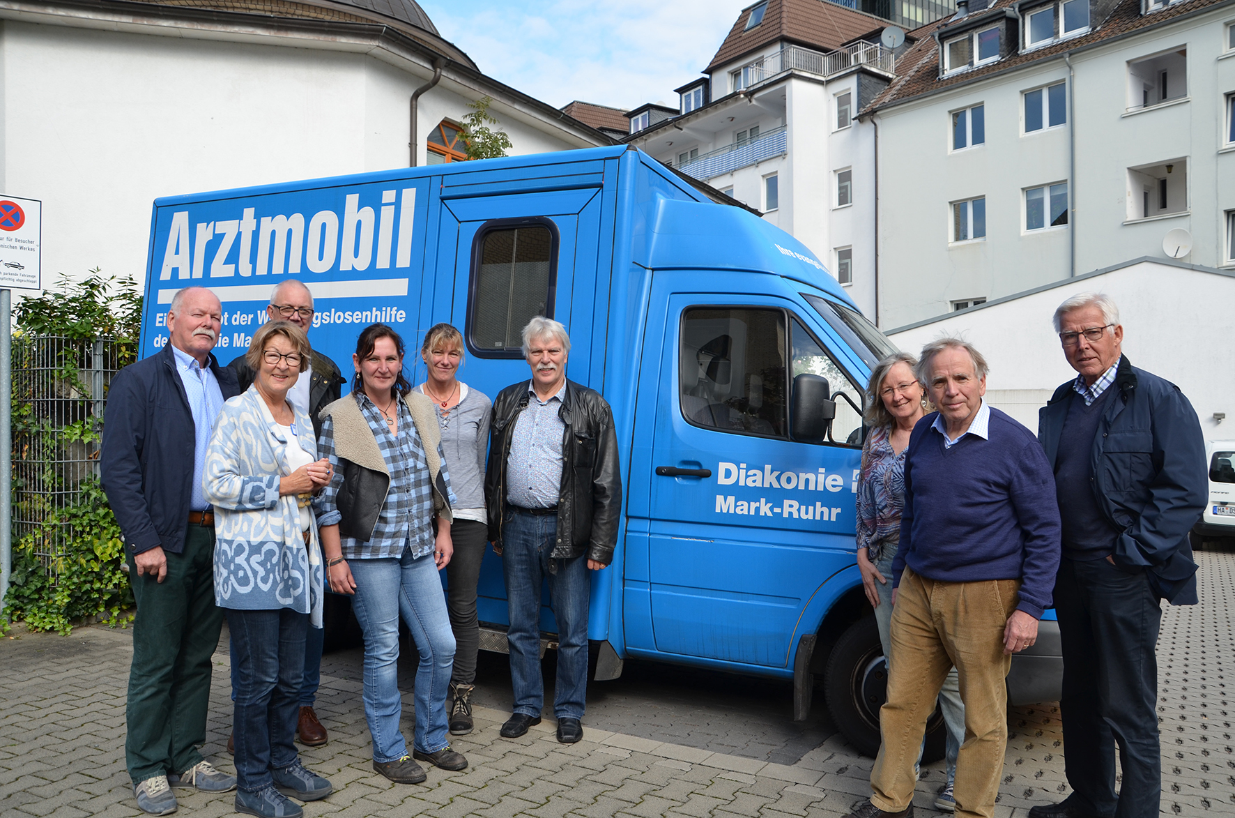 Nur mit engagierten Ehrenamtlern ist die medizinische Versorgung der Wohnunglosen möglich. Eine wichtige Rolle spielt dabei das Arztmobil.