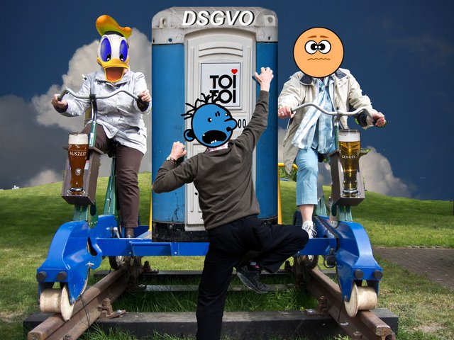 Wir sind bei unseren Niederrheintouren auf alles vorbereitet------