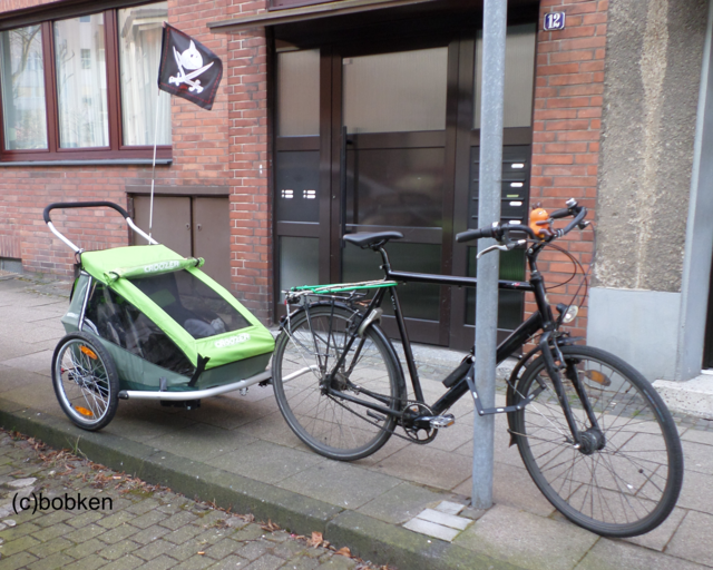 Mit Beiwagen...